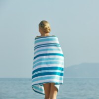 Sand-free Beach Towel Ocean Stripe