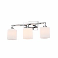 Lighting JANE Contemporary 3 Light Chrome Bath Vanity Fixture 22  Width