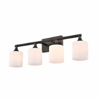 Lighting JANE Contemporary 4 Light Rubbed Bronze Bath Vanity Fixture 29 Width