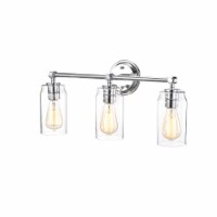 Lighting JOYCE Contemporary 3 Light Chrome Bath Vanity Fixture 23 Width