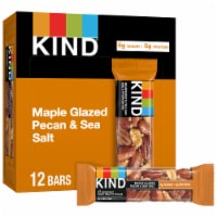 KIND Nuts & Spices Gluten Free Maple Glazed Pecan & Sea Salt Healthy Snack Bars