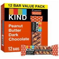 KIND Peanut Butter Dark Chocolate Snack Bars Perspective: Main