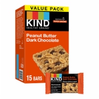 KIND Healthy Grains Peanut Butter Dark Chocolate Snack Bars Perspective: Main