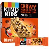 KIND KIDS 100% Whole Grain Gluten Free Chewy Peanut Butter Chocolate Chip Granola Bars