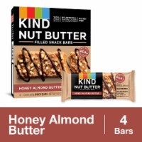 KIND 100% Whole Grains Gluten Free Nut Butter Filled Honey Almond Butter Healthy Snack Bars