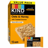 KIND HEALTHY GRAINS Gluten Free Oats & Honey with Toasted Coconut Healthy Snack Bar Value Pack