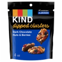 KIND Dipped Clusters Gluten Free Dark Chocolate Nuts & Berries Snack Mix Perspective: Main