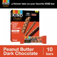 KIND Thins Peanut Butter Dark Chocolate Nut Bars Perspective: Main