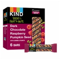 KIND Dark Chocolate Raspberry Pumpkin Seed Bars Perspective: Main