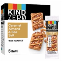 KIND ZERO Caramel Almond & Sea Salt Nut Bars Perspective: Main
