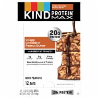 KIND Protein MAX Crispy Chocolate Peanut Butter Bars Perspective: Main