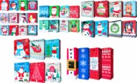 CC Christmas Decor Set of 672 Christmas Gift Bags with Spinner Retail Rack