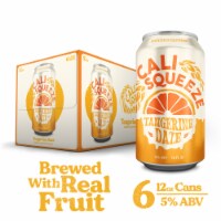 Cali Squeeze Tangerine Daze Citrus Wheat Ale Craft Beer 6 Cans / 12 fl oz Perspective: Main