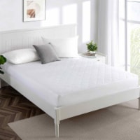Quilted Down Alternative Mattress Pad with 100% Cotton Cover