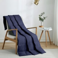 Ultra Lightweight Throw Blanket Down and Feather Fiber Blanket 50 x70