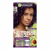 Garnier Nutrisse Ultra Color Permanent Hair Color P1 Deepest Intense Purple Perspective: Main