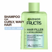Garnier Fructis Hair Filler Moisture Repair Shampoo Sulfate Free for Curly & Wavy Hair Perspective: Main