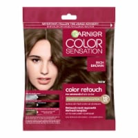 Garnier Color Sensation Color Retouch Hair Color Demi-Permanent for Root Regrowth Rich Brown Perspective: Main