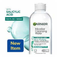 Garnier SkinActive Micellar Cleansing Water & Makeup Remover with Salicylic Acid for Acne Prone Skin Perspective: Main
