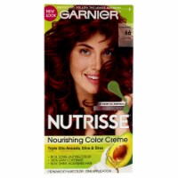 Garnier Nutrisse Nourishing Color Creme 66 True Red Hair Color 1 Application
