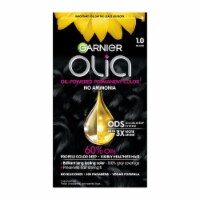 Garnier Olia Oil Powered Permanent Hair Color 1.0 Black Perspective: Main