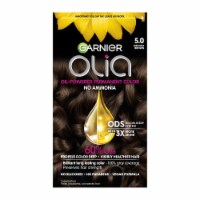 Garnier Olia Oil Powered Permanent Hair Color 5.0 Medium Brown Perspective: Main