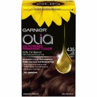 Garnier Olia  Dark Golden Mahogany Hair Color, 1 ct - Pick 'n Save