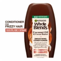 Garnier Whole Blends Coconut Oil and Cocoa Butter Smoothing Conditioner for Frizzy Hair Perspective: Main