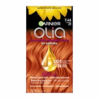 Garnier Olia Oil Powered Permanent Hair Color 7.45 Intense Fire Ruby Perspective: Main