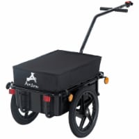 Bicycle Bike Cargo Trailer Steel Carrier Storage Cart Wheel Runner For Shopping