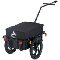 Bicycle Bike Cargo Trailer Steel Carrier Storage Cart Wheel Runner For Shopping