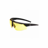 Honeywell Uvex Safety Glasses,Amber Lens,Black Frame  S2852HS