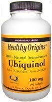 Healthy Origins  Ubiquinol Kaneka QH™ Supplement Perspective: front