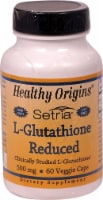 Healthy Origins Setria L-Glutathione Reduced Capsules 500mg Perspective: Main