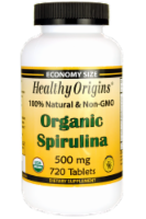 Healthy Origins Organic Spirulina Tablets 500 mg Perspective: Main