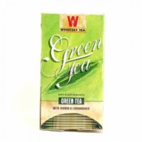 Wissotzky - Tea Green Ginger & Lmngrs - Case of 12-20 BAG