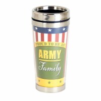 Dicksons SSMUG-321 16 oz Unisex Proud Army Family Travel Mug, Multi Color - One Size