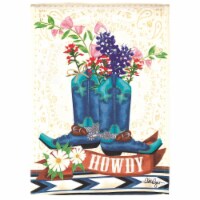 Magnolia Gardens 8827 13 x 18 in. Texas Blue Bonnets Print Garden Flag