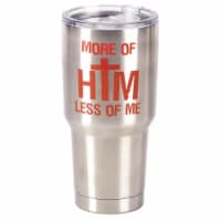 Dicksons SSTUM-10 8 x 4 in. 30 oz Stainless Steel Tumbler with Lid - More of Him Less of Me