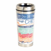 Dicksons SSMUG-336 16 oz Unisex I Can Do All Things Travel Mug, Multi Color - One Size