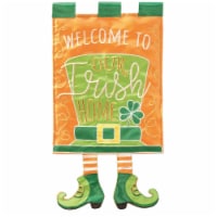 Magnolia Gardens M011509 30 x 44 in. Leprechaun Hat Applique Garden Flag