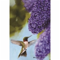 Magnolia Garden Flags M070020 30 x 44 in. Ruby & Lilac Polyester Garden Flag, Large
