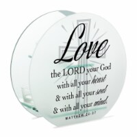 Dicksons MCH16SR Tealight Holder Love The Lord Matt.22:37