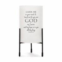 Dicksons HGC16SW Hurricane Candleholder Guide Me Ps.25:5