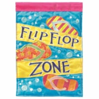Magnolia Gardens M001540 29 x 42 in. Flip Flop Zone Polyester Flag - Large