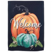 Magnolia Gardens M070169 30 x 44 in. Pumkin & Talloberry Polyester Flag - Large
