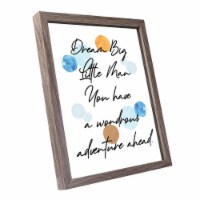 Cottage Garden EFRMWDWG-1114-12 Dream Big Little Man You Have Wall Decor