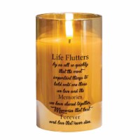 Dicksons PGC-05-01GD LED Candle Life Flutters By Us Gold 5in