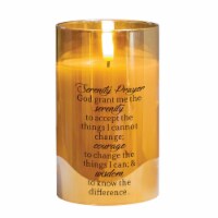 Dicksons PGC-05-02GD LED Candle Serenity Prayer Gold 5in
