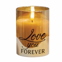 Dicksons PGC-04-04GD LED Candle Love You Forever 4in